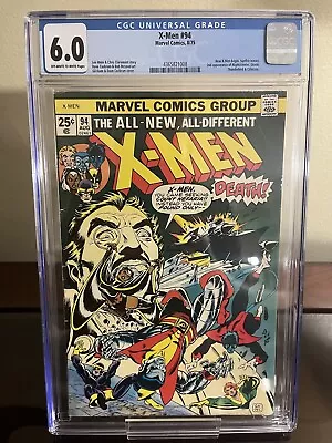 X-Men #94 CGC FN 6.0 New Team Begins Sunfire Leaves! Cockrum Art! Marvel 1975 • $650