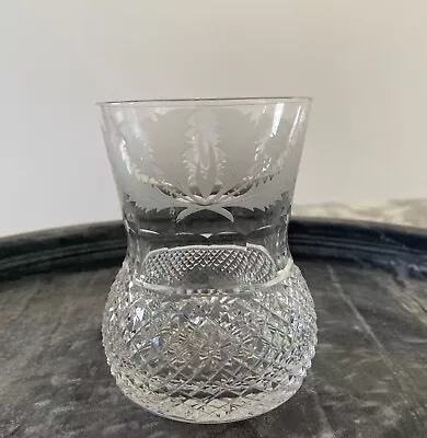 £69.99 • Buy Edinburgh Crystal  THISTLE  Whisky Tumbler 10cm