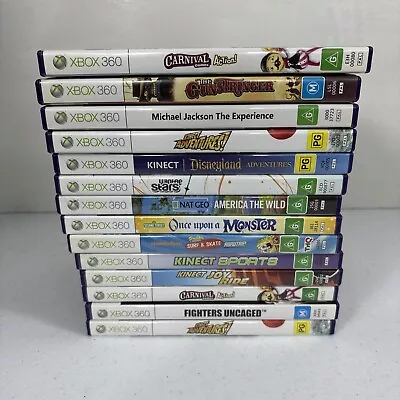 14x Microsoft Xbox 360 Kinect Games Bundle Bulk Lot • $79.99