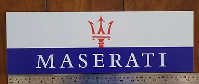 Garage Sign - Maserati - Size 16.5  | Easy To Hang Décor Wall  • $9.60