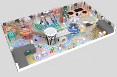 £245102.65 • Buy 8,000 Sqft Commercial Indoor Playground Interactive Soft Play Turnkey We Finance
