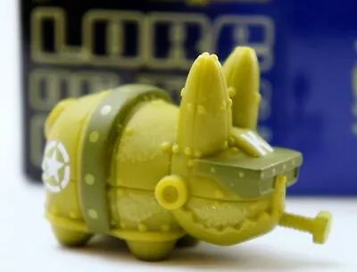 Kidrobot Kozik Series Mini Lore Of The Labbit 1.5  Mecha Green Bolt Art Figure • $10.99