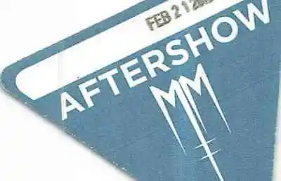 Marilyn Manson Backstage Pass Los Angeles 2013 Triangle Aftershow Pass Blue V... • $11.80