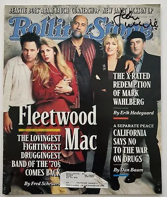 John McVie Signed Rolling Stone Magazine #772 Rare Fleetwood Mac LEGEND RAD • $149.99