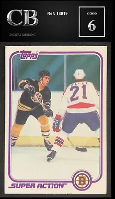 1981-82 Topps Hockey #E126 Ray Bourque - Dig Gr 6- Undergraded- Not In Slab • $5.43