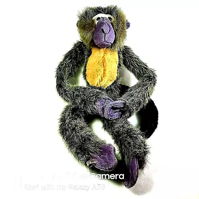 Wild Republic Purple Faced Monkey 24  Plush Hanging Stuffed Toy Vintage 1999 • $17.99