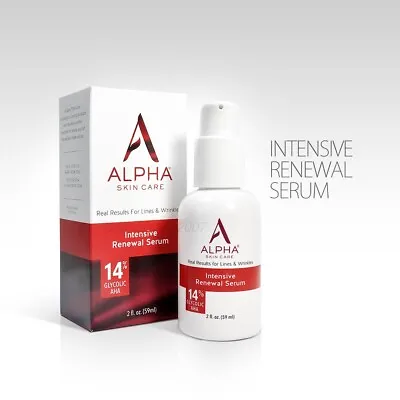 Alpha Skin Care Hydrox Intensive Renewal Serum 14% Glycolic AHA 2 Oz/59ml • $19.99