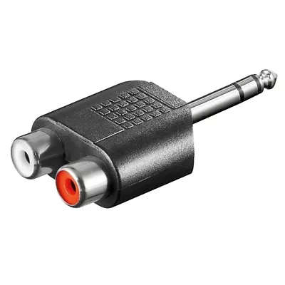 £4.45 • Buy Audio Adapter 6,3mm Jack Cinch Chinch Clutch Socket Female Soft