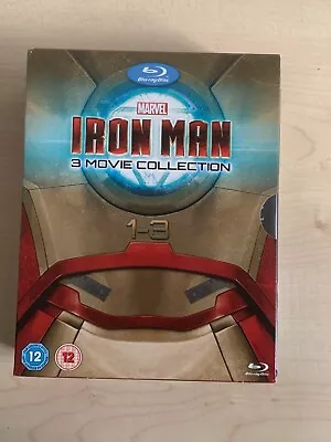 Iron Man 3 Movie Collection (Blu-ray Box Set 2013 3 Discs) • £3