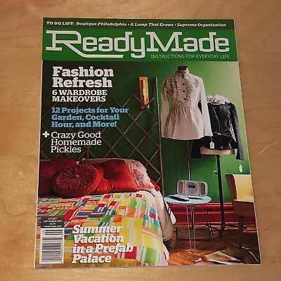 ReadyMade Magazine Aug Sept 2009 Ready Made Prefab Palace Good Homemade Pickles • $15.99