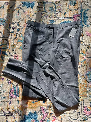 Hart Schaffner Marx  New York  Men's 100% Wool Unhemmed Dress Pants $150 • $32