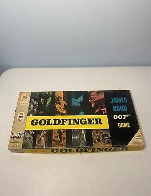 Vintage 1966 Milton Bradley GoldFinger Board Game • $40