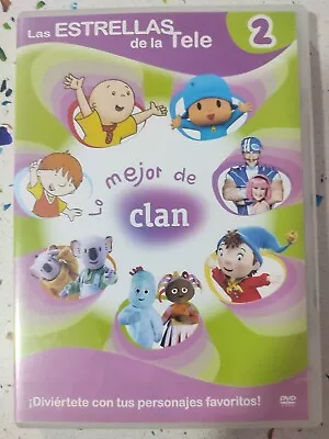 The Best Of Clan TV DVD Las Stars Of The Tele Vol. 2 Lazy Town Pocoyo • $66.57