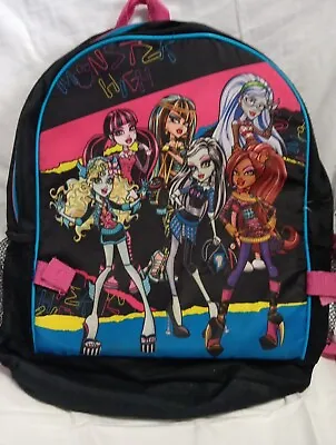Monster High 16  Backpack - School - Black/Pink • $25