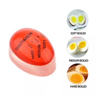 Reusable Eco-Friend Color Changing Egg Timer Display Soft Hard Boiled Egg Timer • $7.36