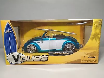 *warning* Rare Jada 1:24 V-dub '49 Vw *deteriorated Color* Cabrio-ja-53045 • $10.99