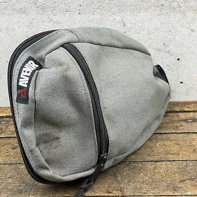 Vintage Avenir Bicycle Saddle Bag Seat Pack Gray Road MTB Zipper  1980s  1990s • $10.99