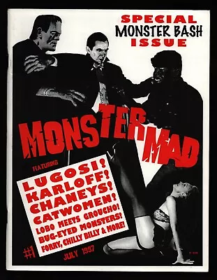 Monster Mad #1 July 1997 Special Issue Dracula Frankenstein Wolf Man 121421WEEM • $35.50