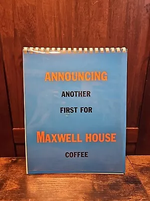 Vintage Maxwell House Coffee Advertising Sales Booklet 2 Pound Can #H • $37.99