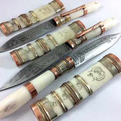 3 X BLADE KNIFE MEED MOR LP Derm Thai Amulet Power Magic Amulet Pendant Protect  • $57.97