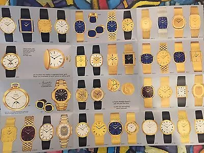 £94.43 • Buy Patek Philippe Vintage Brochure With 3450  3700 Models And Others