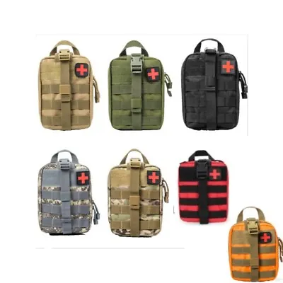 Tactical Survival First Aid Kit MOLLE Rip-Away EMT IFAK Medical Pouch Bag  • $9.95