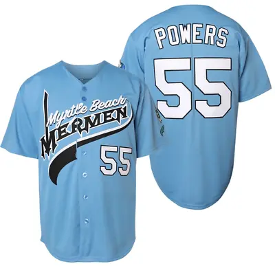 Mens Movie Blue Jersey Kenny Powers #55 Eastbound And Down Mexican Charros Kenny • $42.62