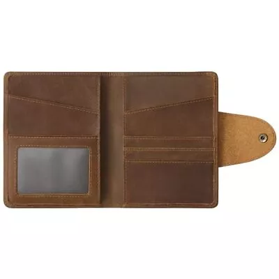 Leather Passport Wallet For Men Women RFID Passport Holder Case Travel Passpo... • $29.40