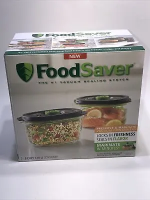 ⚡️FOODSAVER 5-cup Vacuum Container Set With Lids (2-pack In One Box • $34