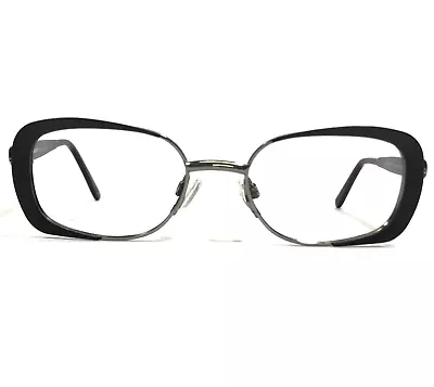 Missoni Eyeglasses Frames 0061 589 Black Silver Square Full Rim 49-18-130 • $59.99