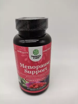 Nature's Craft Menopause Support Women's Wellness Supplement 60 Capsules 11/2025 • $18