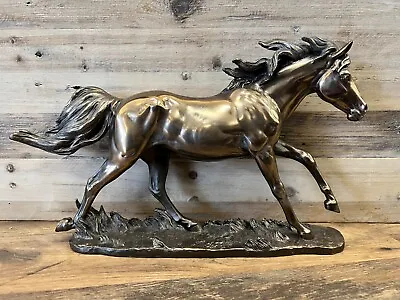 Horse Running Bronze Design Figurine 14  X 9  • $49.99