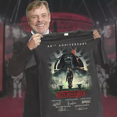 $17 • Buy 40th Anniversary Star Wars Return Of The Jedi Darth Vader Tshirt Men