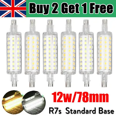 12W 78MM R7s LED Bulb J Type Security Replace Flood Light Halogen Bulbs UK • £4.21