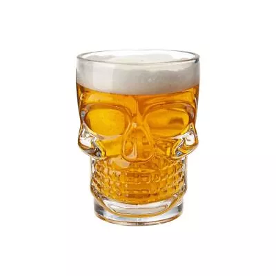 Circleware - Skull Glass Mug 520ml • $5.95