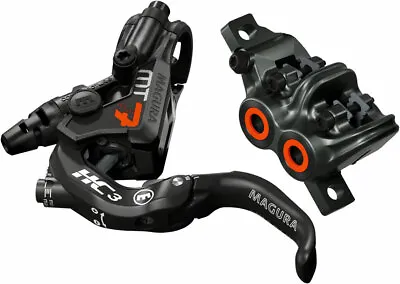 Magura MT7 HC3 Hydraulic Disc Brake & Lever - Post Mount Black/Orange • $271.57