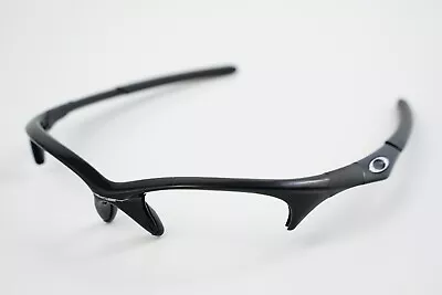 03-614 1st Gen Oakley Half Jacket 1.0 Polished Black Silver Icon Frames Only • $84.99