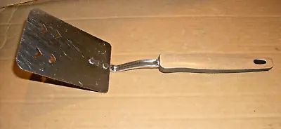 Vintage EKCO Short Slotted Flexible CRACKED Blade Spatula 9 3/4  Inches Long • $13.99