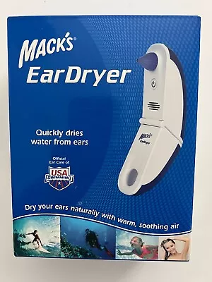 Mack's Ear Dryer ~ Soothing Warm Air ~  For Swimming Sports ~ Quickly Dries • $45