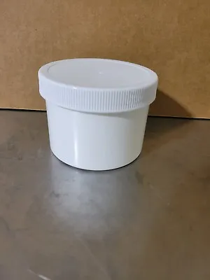 Wide Mouth Plastic Jars 8 Oz With Lid (Lot Of 11) • $20