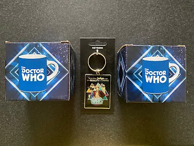 Doctor Who 2 X Tardis Mini  Mugs & Keyring • £17