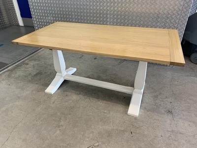 £995 • Buy Neptune Harrogate 6 Seater Solid Oak Top Kitchen Dining Room Table RRP£1750