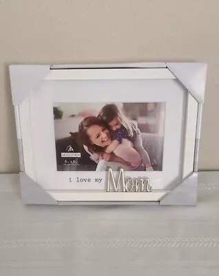 NIB Malden Wood Accent Picture Frame Holds 4 X6  Photo New In Box I Love My Mom • $14