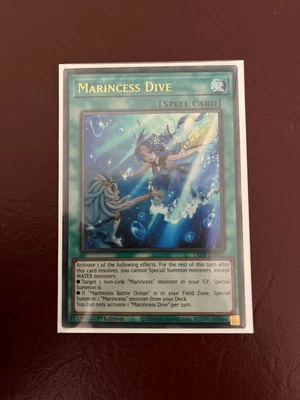 $25 • Buy Yugioh | LED9-EN035 - Marincess Dive - Ultra Rare - 1st Ed