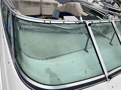 $200 • Buy 1995 Crownline 250 CR Right Side Front Windshield Curved Glass Piece