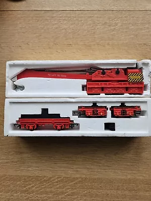 Hornby OO Gauge - R.739 Breakdown Crane Set -75 Ton VGC With Damaged Box • £20