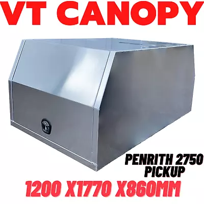 $1499.99 • Buy VT 1200x1770x860mm Flat Aluminum Canopy Toolbox UTE TRUCK 4WD Workmate Storage