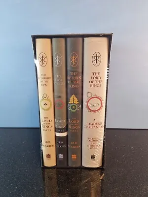 The Lord Of The Rings J.R.R.Tolkien A Readers Companion 4 Book Boxset New Sealed • £75