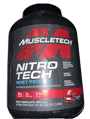 Muscletech NitroTech Whey Peptides & Isolate Primary Milk Chocolate  4 LBS • $48.96