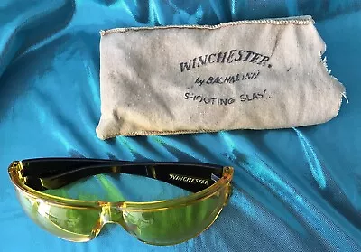 VINTAGE  Winchester Shooting Glasses ~ Bachmann With Original Felt Case • $11.17